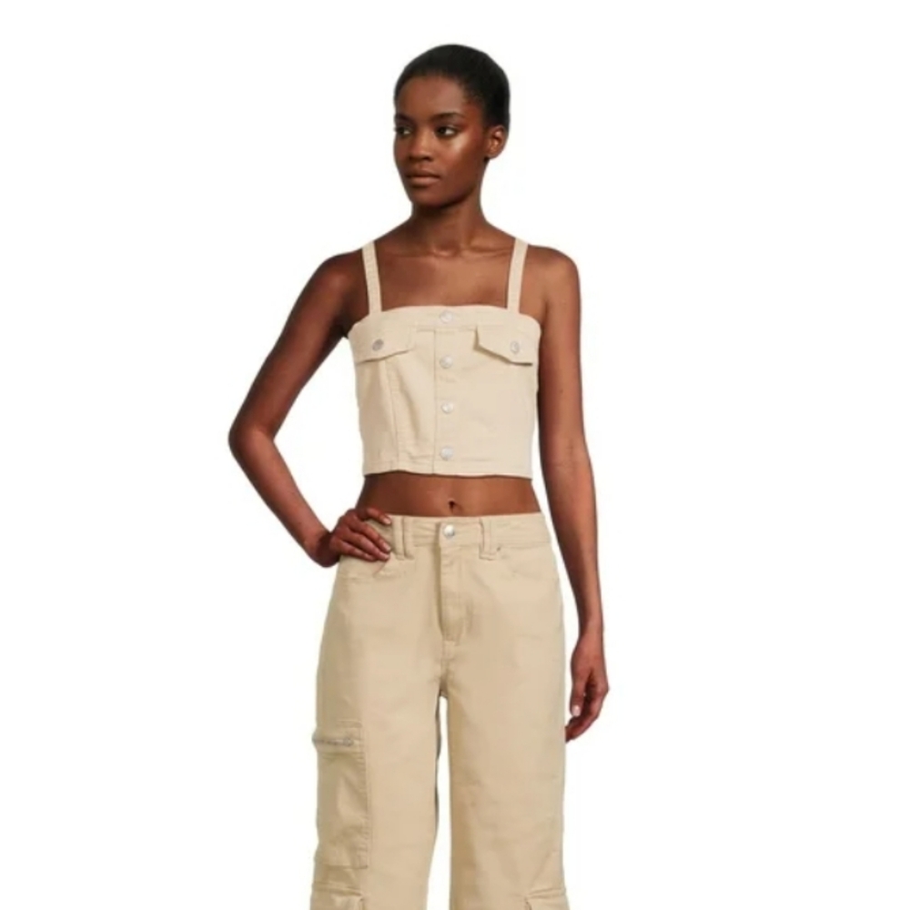 MADDEN | Khaki Bustier Top
